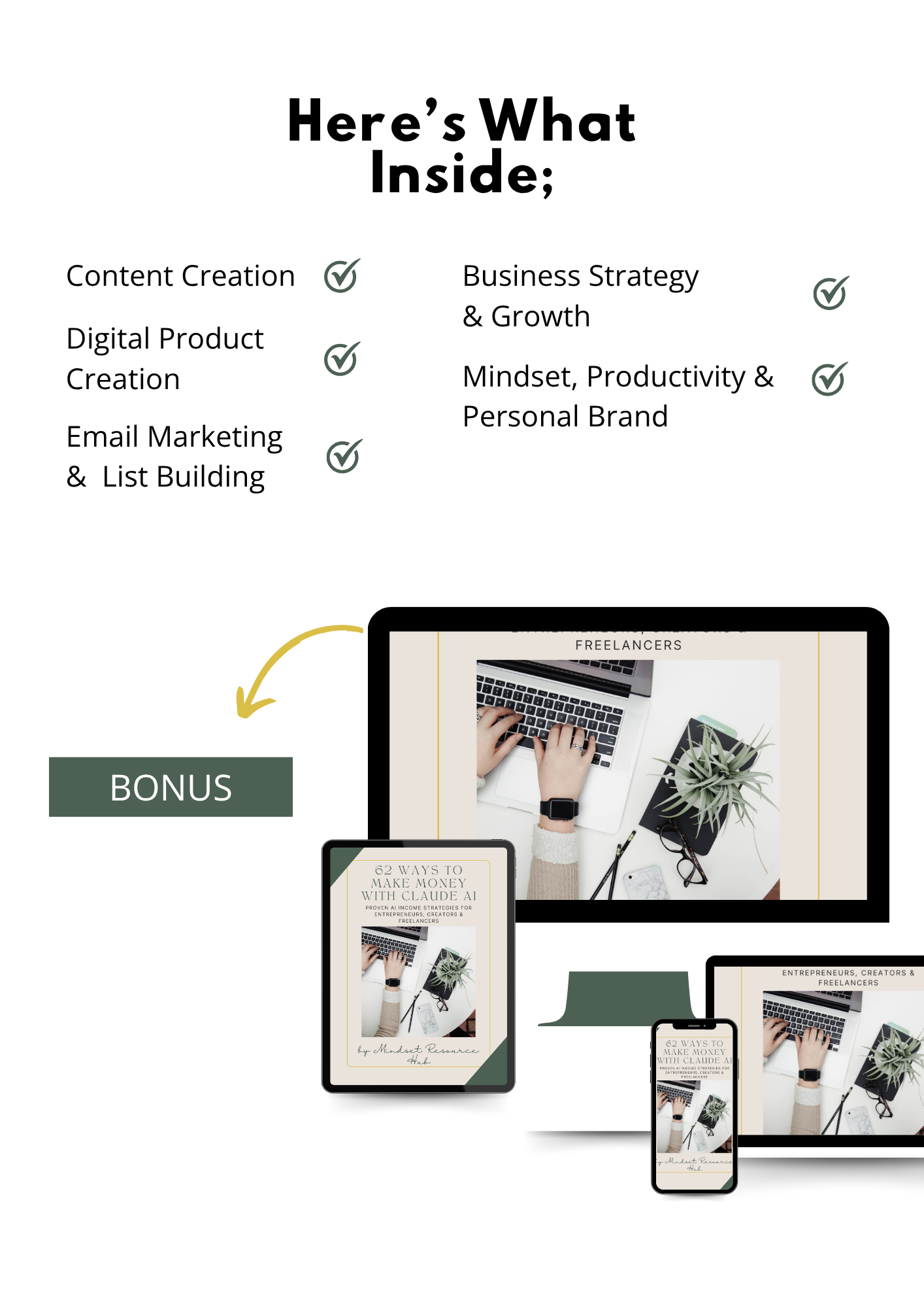 50 Done-For-You AI Prompt Pack Plus 🎁 FREE BONUS 62 Ways to Make Money with Claude AI
