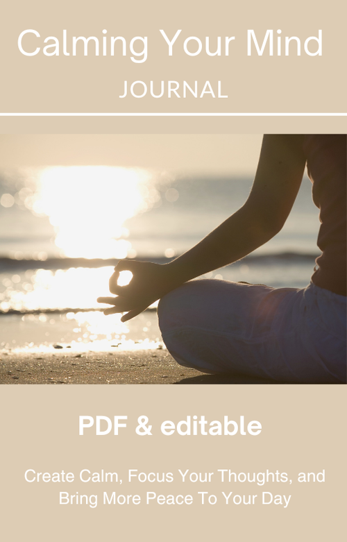 Calming Your Mind Journal | Reduce Stress, Clear Your Thoughts & Create Inner Peace