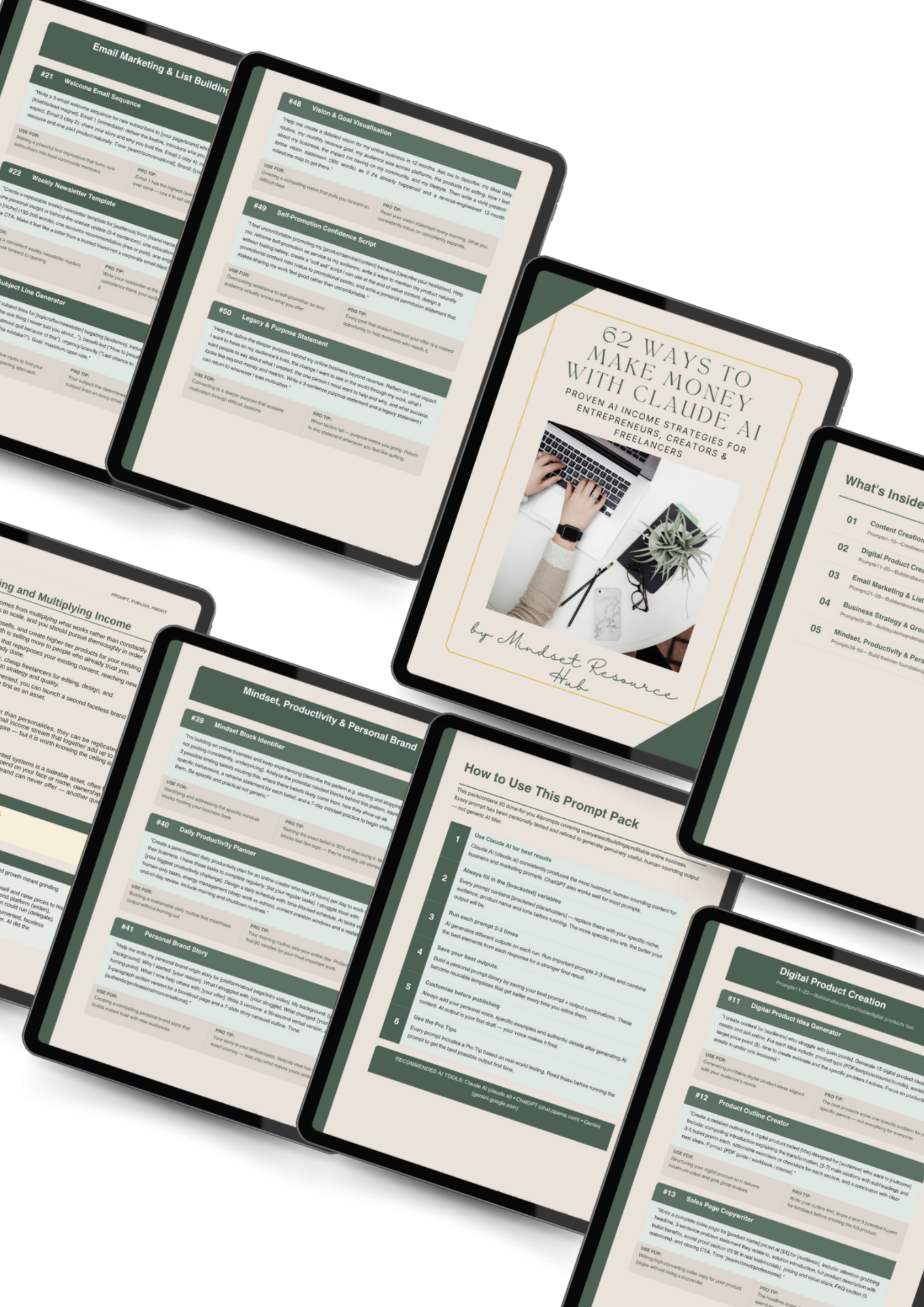 62 Ways to Make Money With Claude AI — $2 for limited time, will revert to $12, Starter Guide for Online Creators