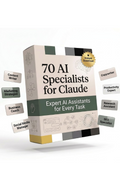 70 AI Specialists for Claude — Install Once, Get Expert-Level Output Every Time