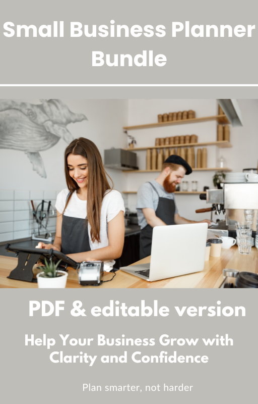 Small Business Planner | Stay Organised, Productive & Focused on Growing Your Business