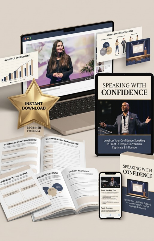Speak With Confidence (Without Overthinking Every Word) - eBook & Video tutorial