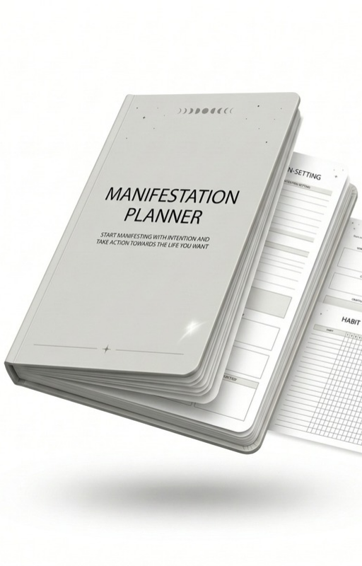 Manifestation Planner | Align Your Goals, Mindset & Daily Habits for the Life You Want