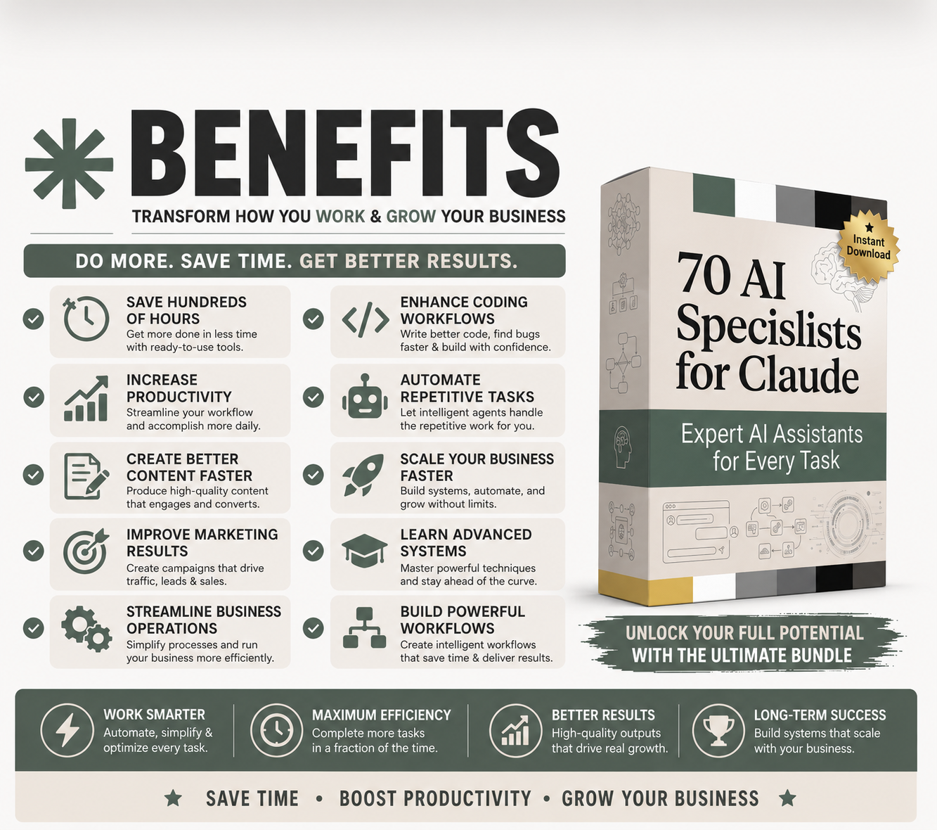 Your Personal AI Business Consultant. 73 Expert Claude Skills That Help You Create Content, Automate Tasks and Grow Faster